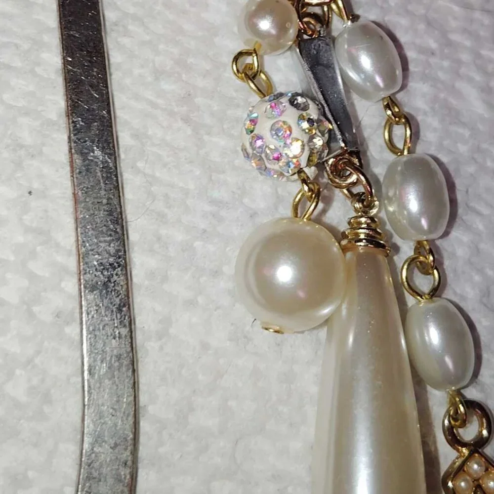Handmade bookmark silver